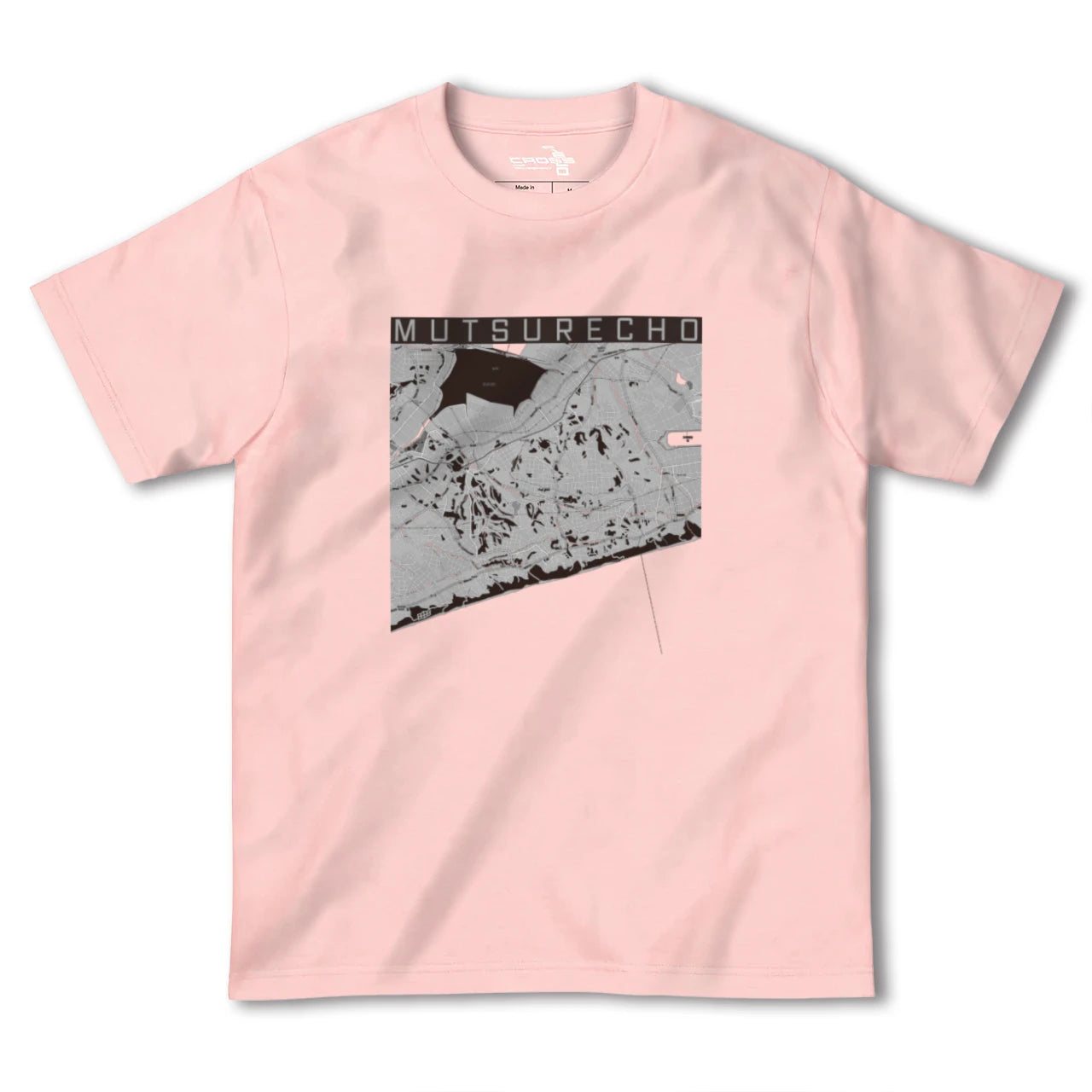 【六連町(愛知県)】地図柄ヘビーウェイトTシャツ