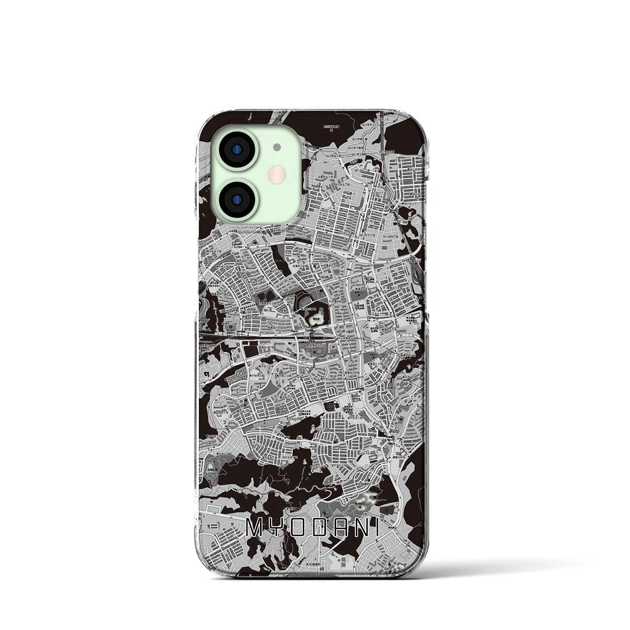 【名谷(兵庫県)】地図柄iPhoneケース(クリアタイプ)