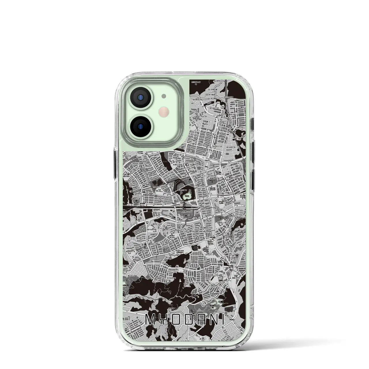 【名谷(兵庫県)】地図柄iPhoneケース(MagSafeタイプ)