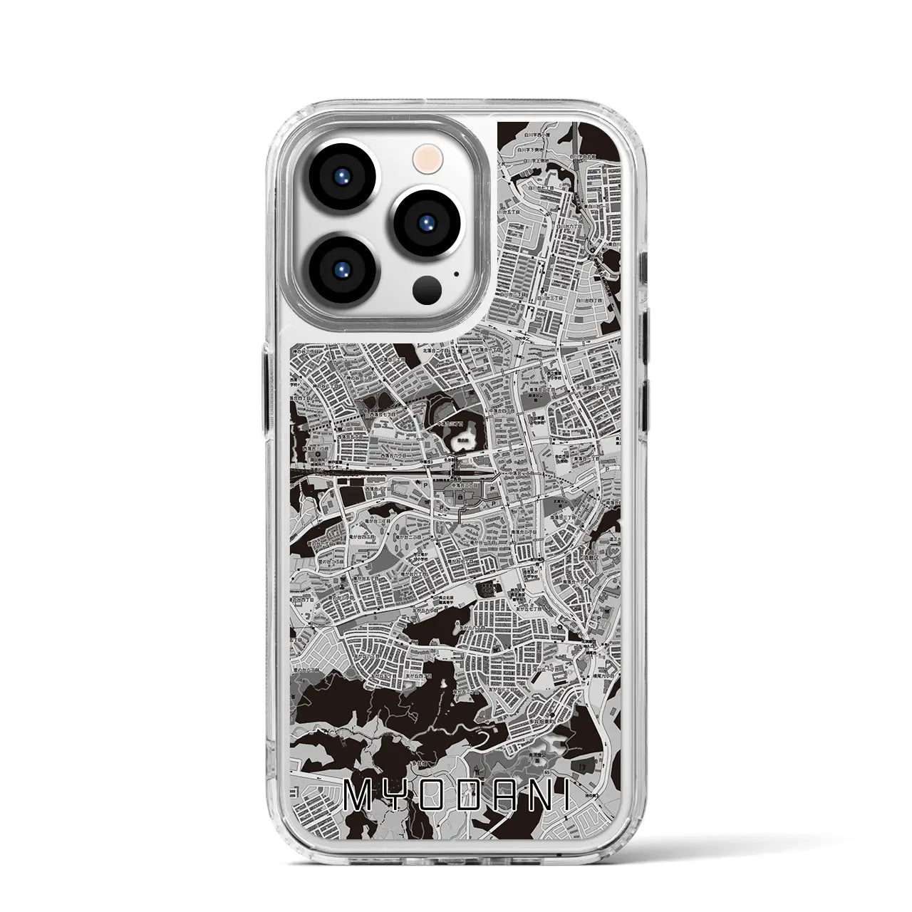 【名谷(兵庫県)】地図柄iPhoneケース(MagSafeタイプ)