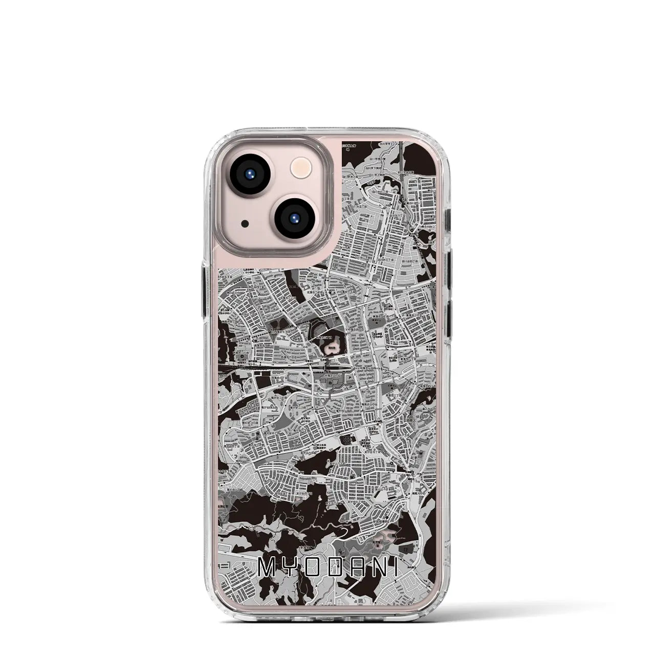 【名谷(兵庫県)】地図柄iPhoneケース(MagSafeタイプ)