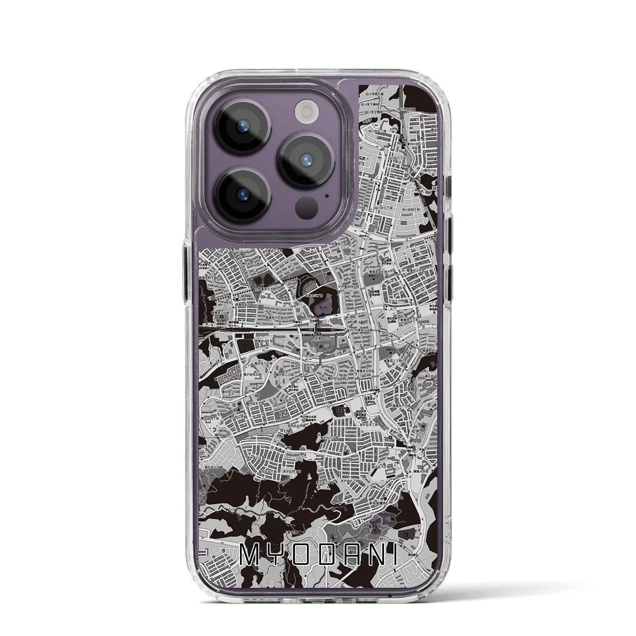 【名谷(兵庫県)】地図柄iPhoneケース(MagSafeタイプ)