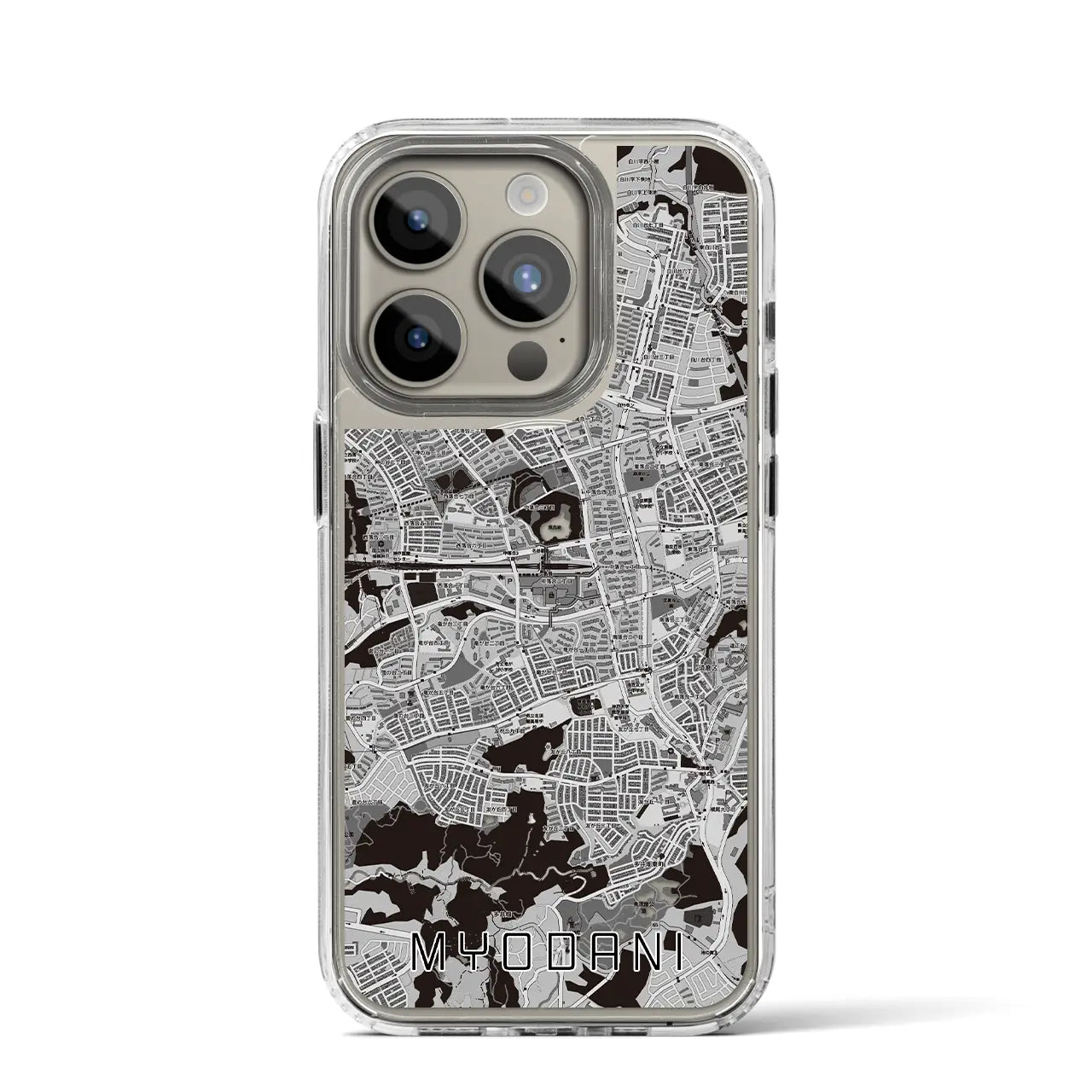 【名谷(兵庫県)】地図柄iPhoneケース(MagSafeタイプ)