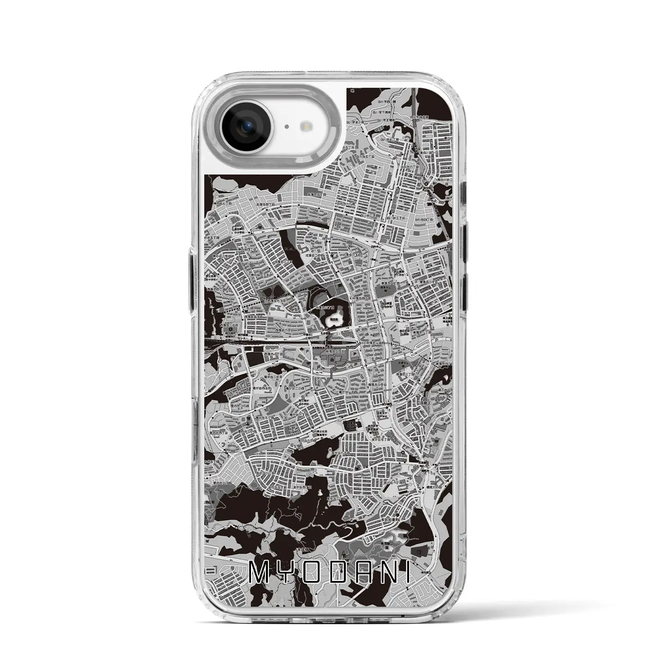 【名谷(兵庫県)】地図柄iPhoneケース(MagSafeタイプ)