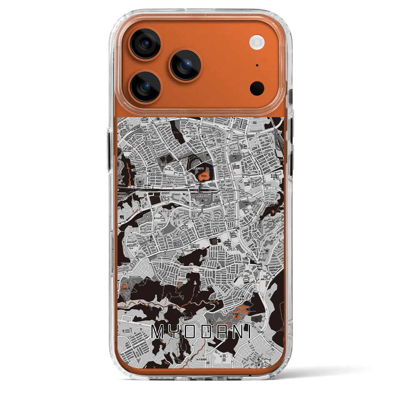 【名谷(兵庫県)】地図柄iPhoneケース(MagSafeタイプ)