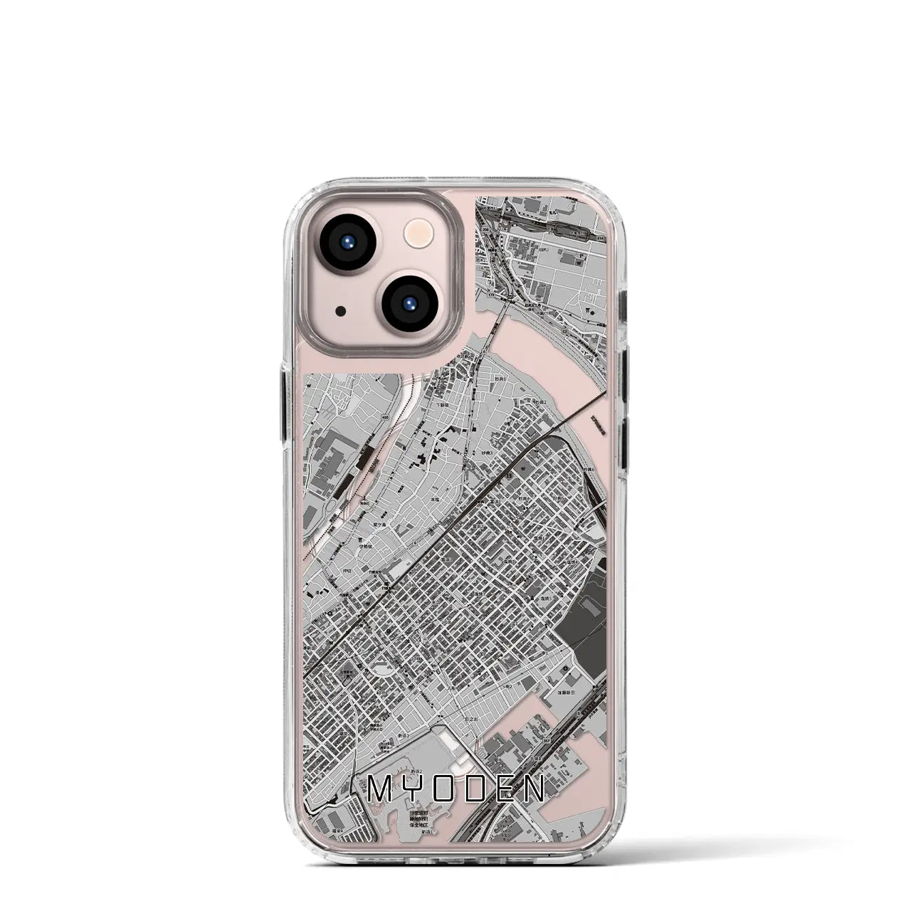【妙典(千葉県)】地図柄iPhoneケース(MagSafeタイプ)