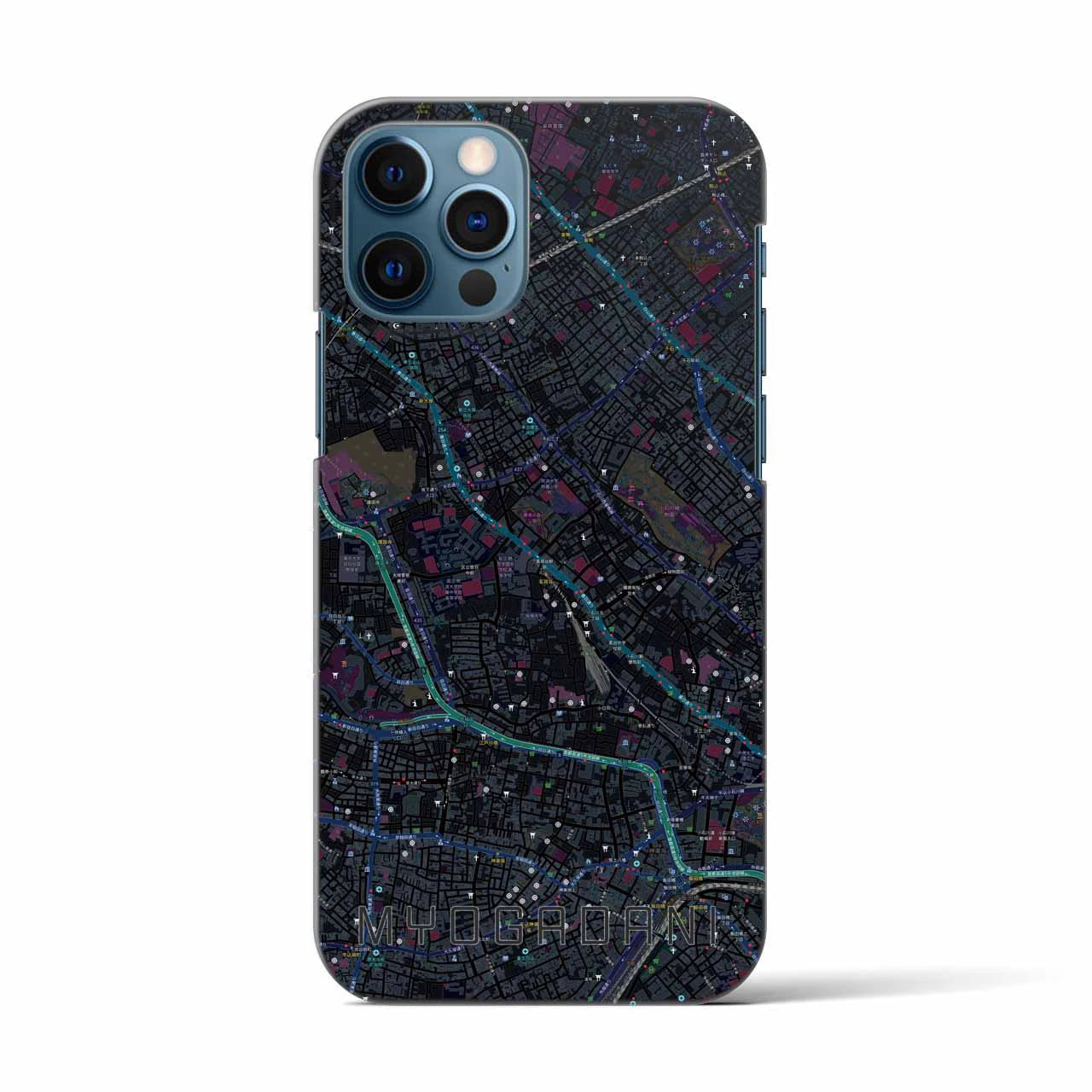 【茗荷谷(東京都)】地図柄iPhoneケース(バックカバータイプ)