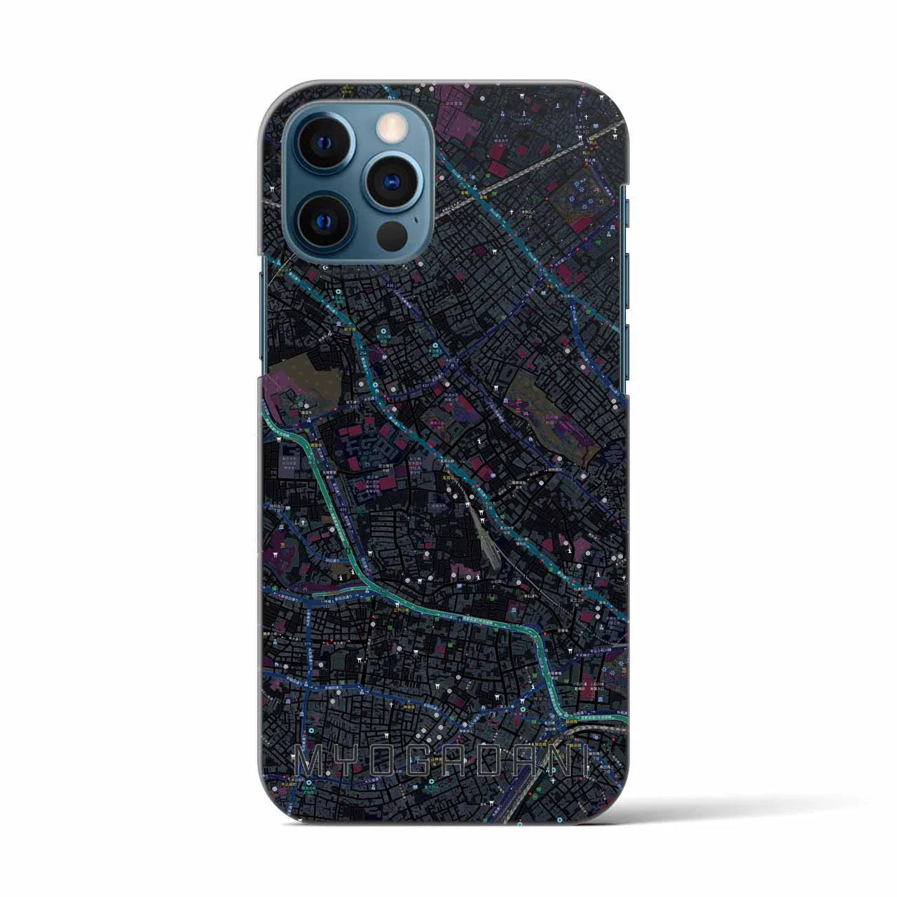 【茗荷谷(東京都)】地図柄iPhoneケース(バックカバータイプ)