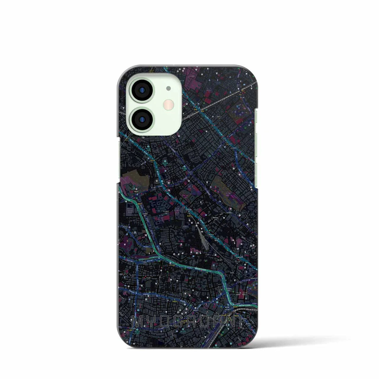 【茗荷谷(東京都)】地図柄iPhoneケース(バックカバータイプ)