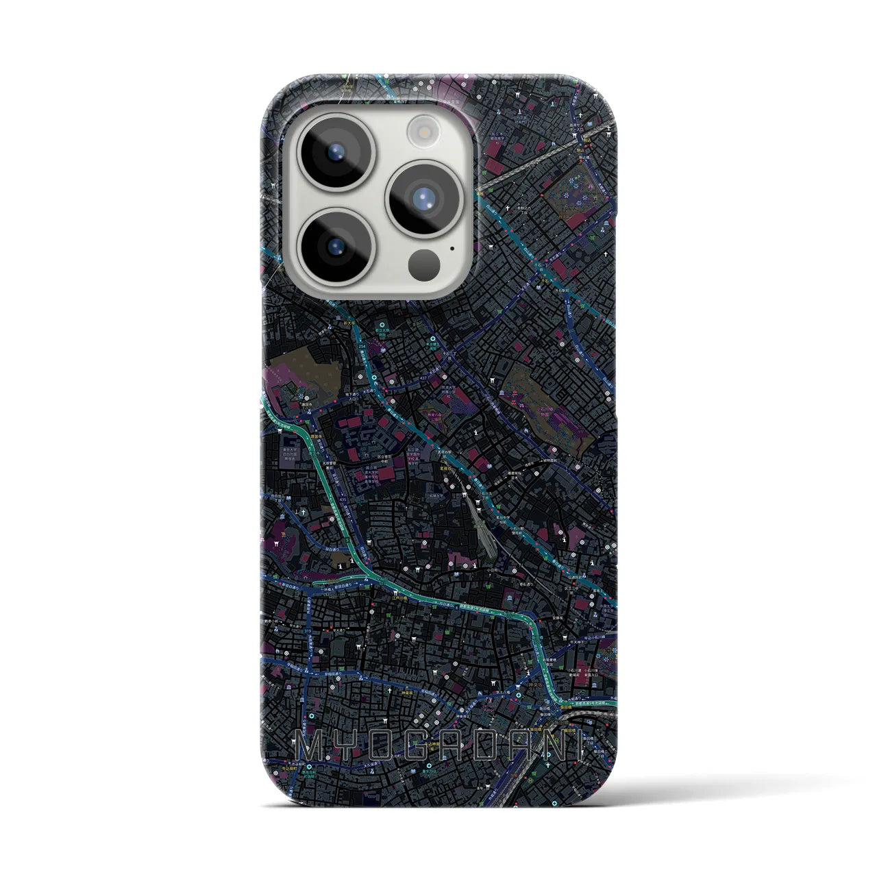 【茗荷谷(東京都)】地図柄iPhoneケース(バックカバータイプ)