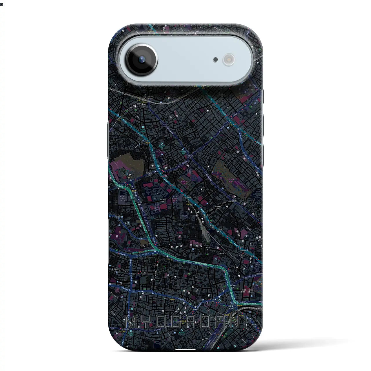 【茗荷谷(東京都)】地図柄iPhoneケース(バックカバータイプ)