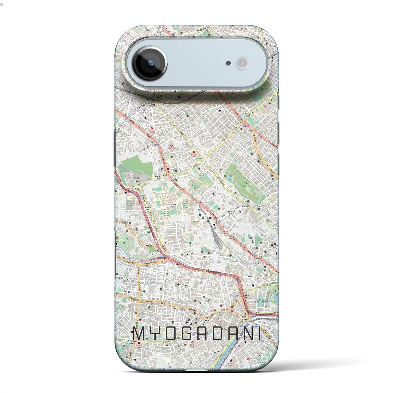 【茗荷谷(東京都)】地図柄iPhoneケース(バックカバータイプ)