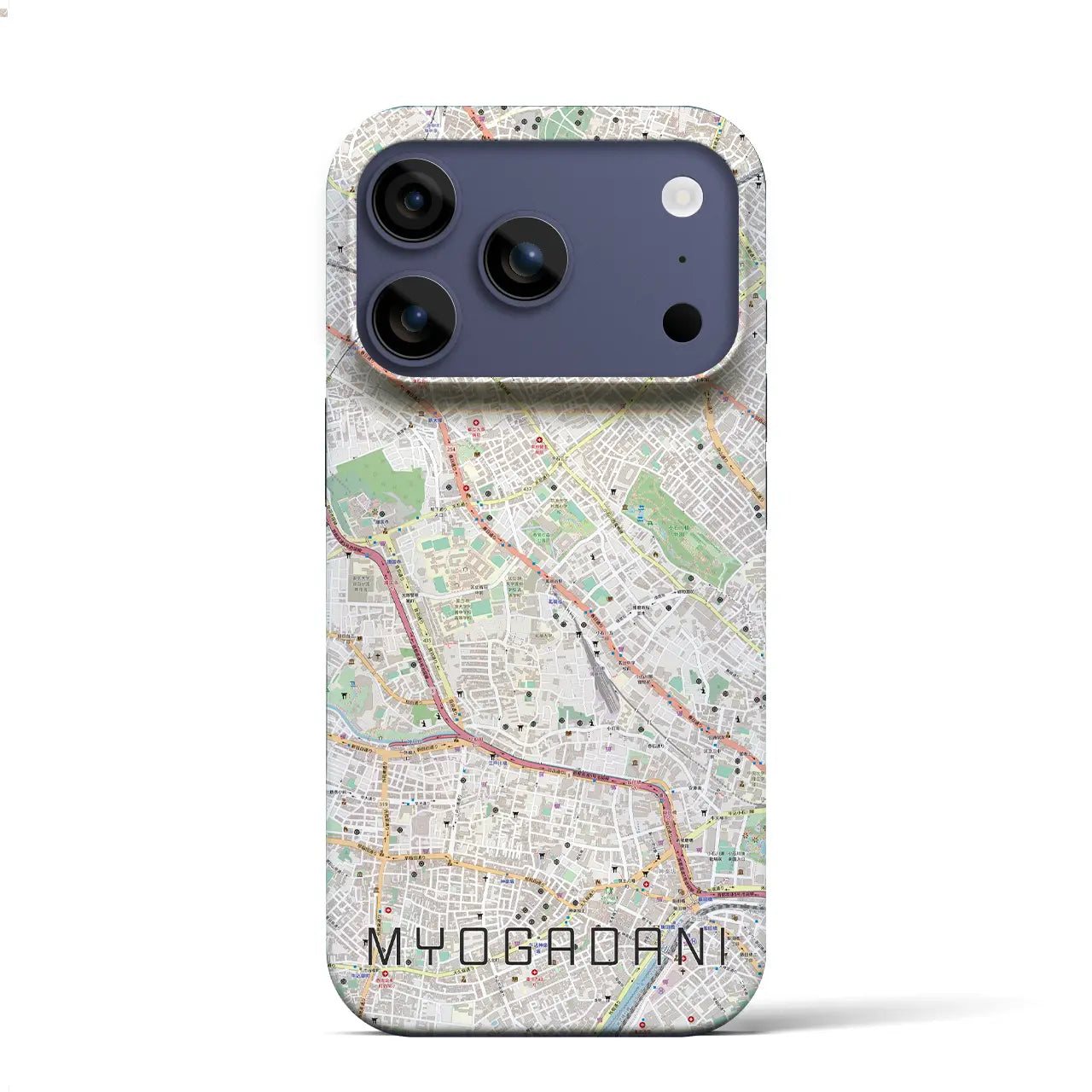 【茗荷谷(東京都)】地図柄iPhoneケース(バックカバータイプ)