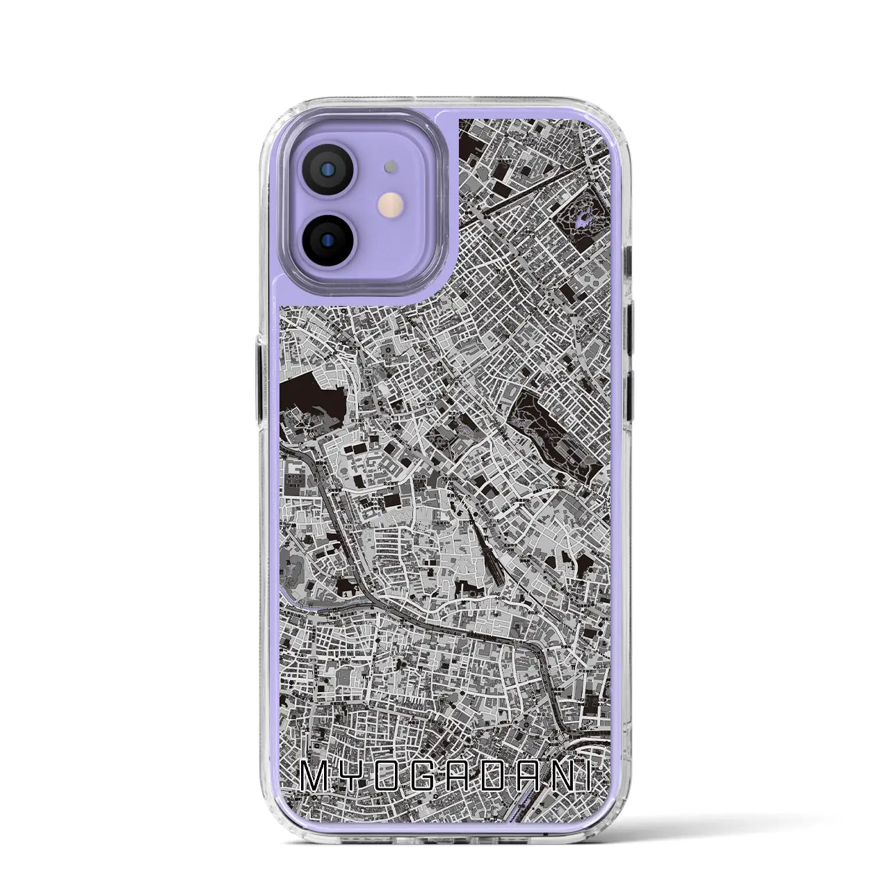 【茗荷谷(東京都)】地図柄iPhoneケース(MagSafeタイプ)
