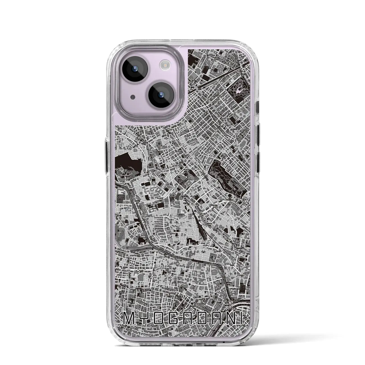 【茗荷谷(東京都)】地図柄iPhoneケース(MagSafeタイプ)