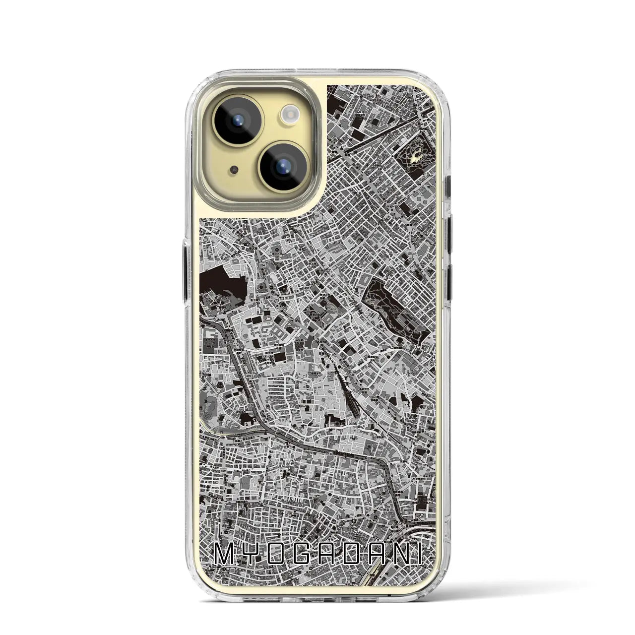 【茗荷谷(東京都)】地図柄iPhoneケース(MagSafeタイプ)