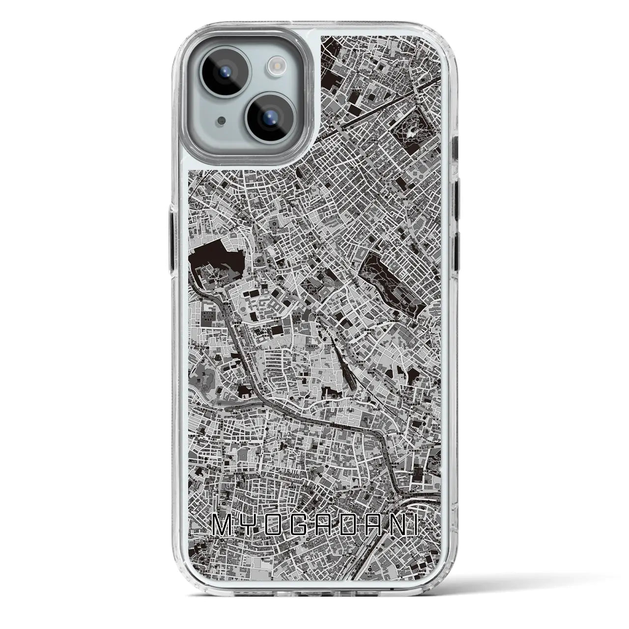 【茗荷谷(東京都)】地図柄iPhoneケース(MagSafeタイプ)