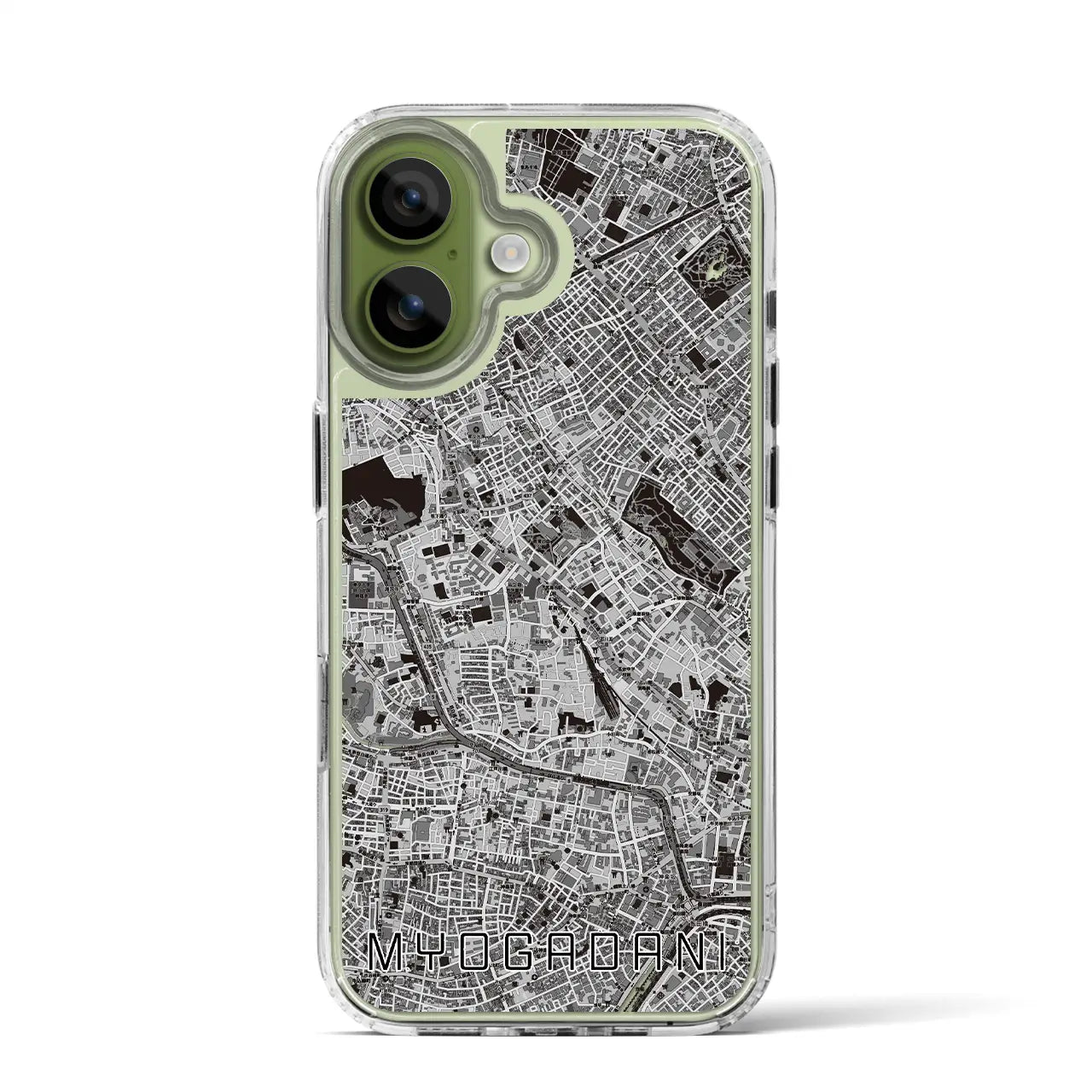 【茗荷谷(東京都)】地図柄iPhoneケース(MagSafeタイプ)