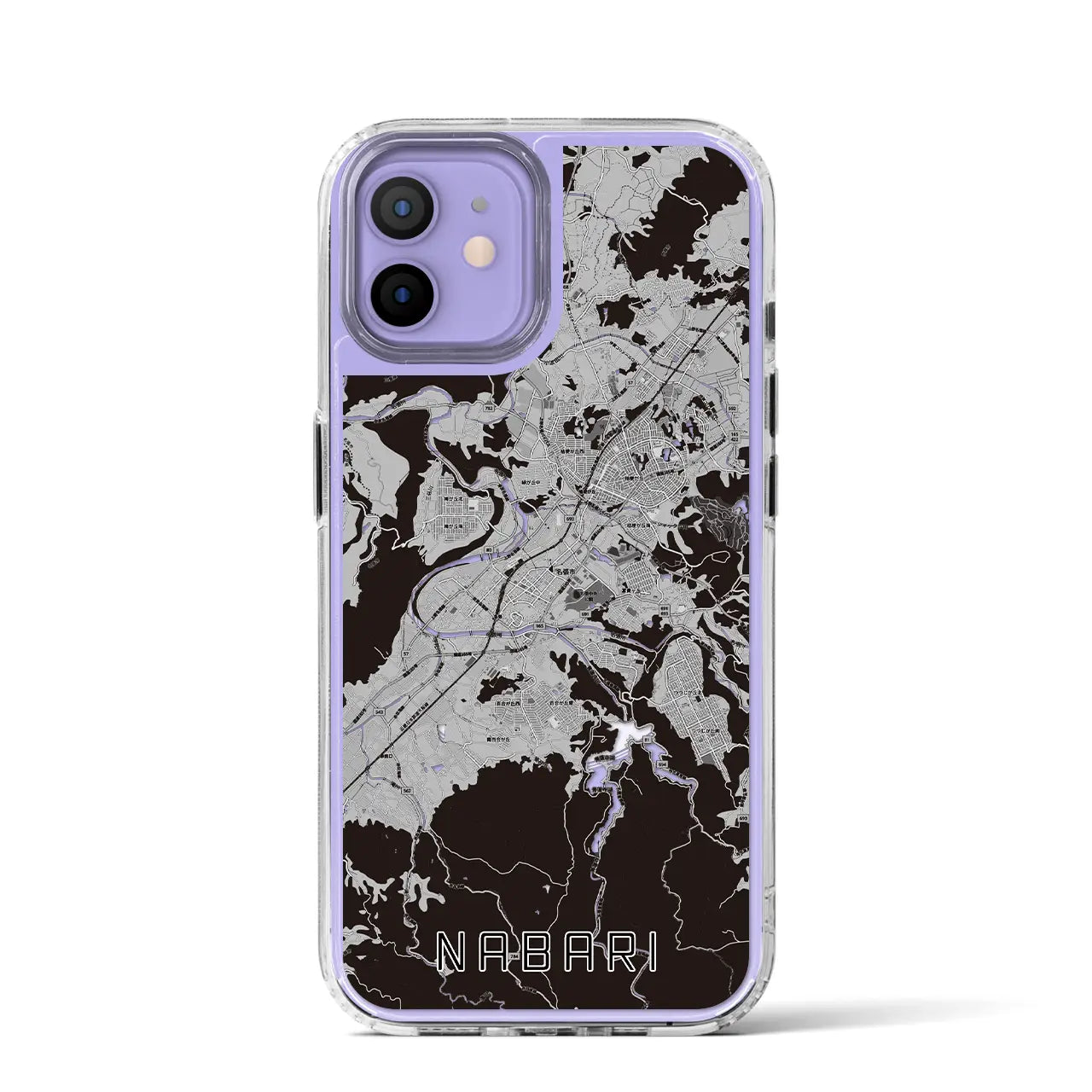 【名張(三重県)】地図柄iPhoneケース(MagSafeタイプ)