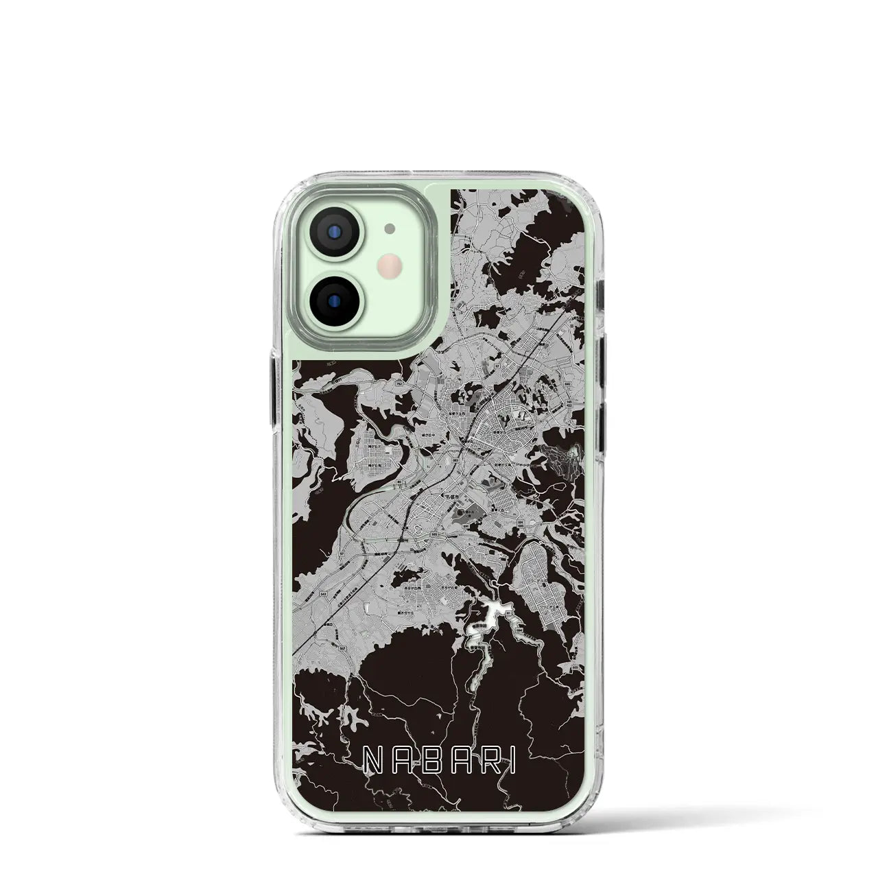 【名張(三重県)】地図柄iPhoneケース(MagSafeタイプ)