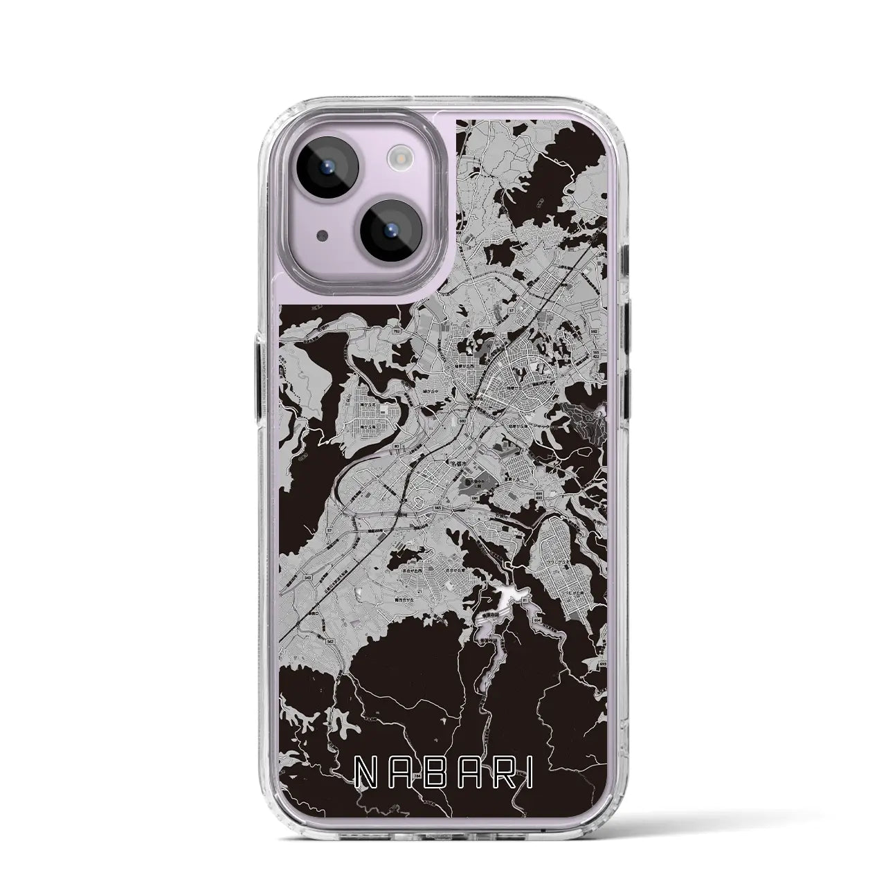 【名張(三重県)】地図柄iPhoneケース(MagSafeタイプ)