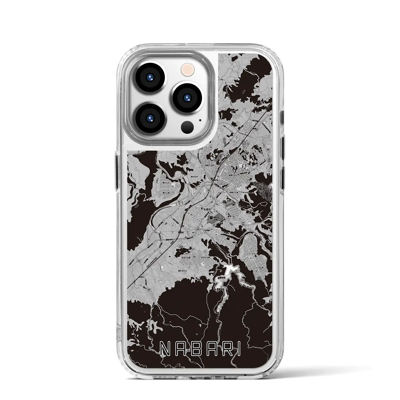 【名張(三重県)】地図柄iPhoneケース(MagSafeタイプ)