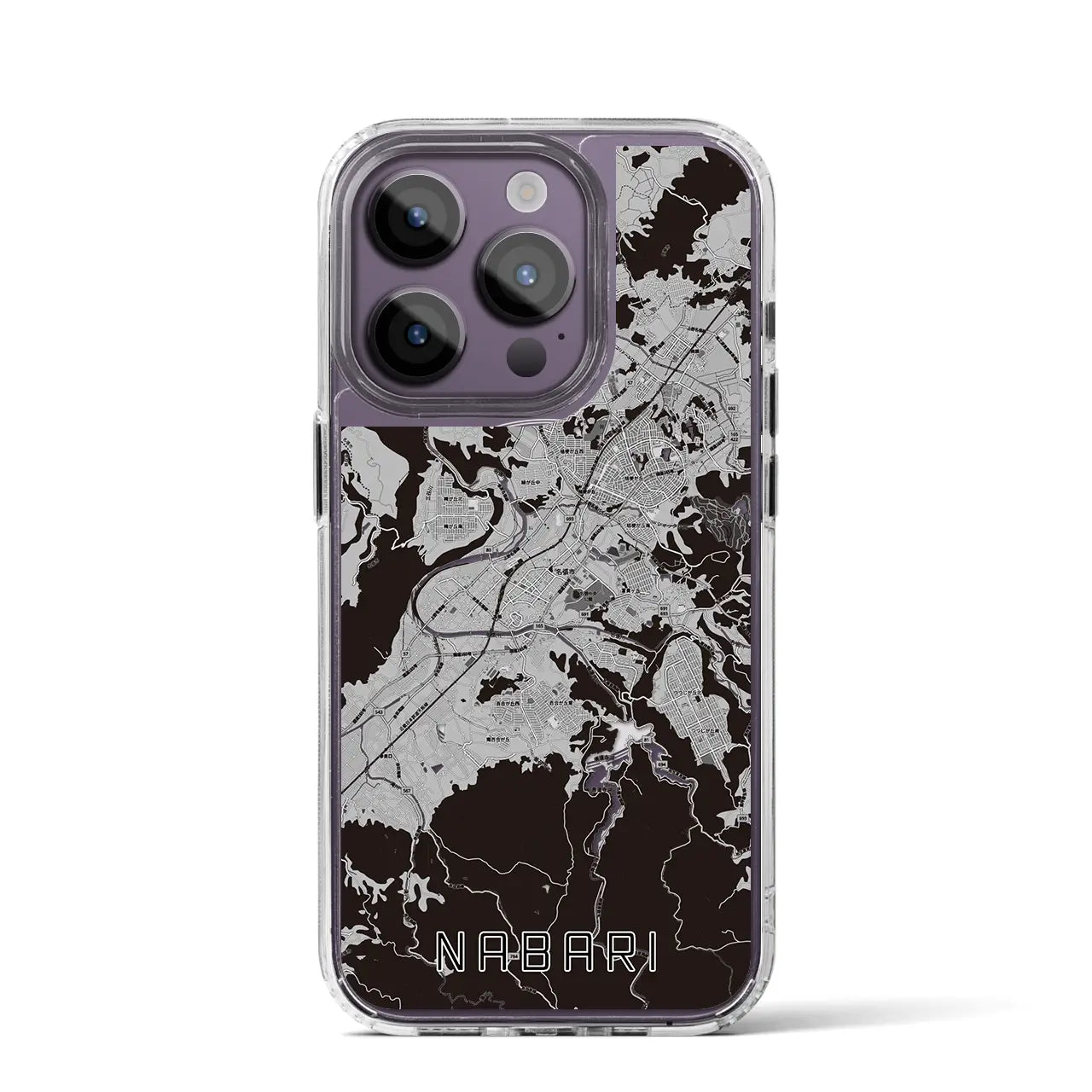 【名張(三重県)】地図柄iPhoneケース(MagSafeタイプ)