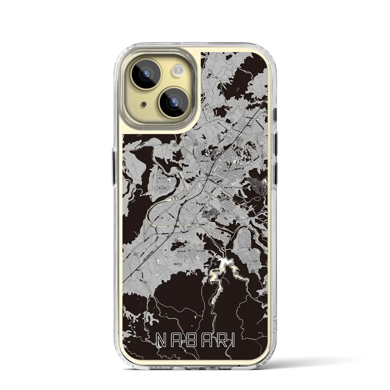 【名張(三重県)】地図柄iPhoneケース(MagSafeタイプ)