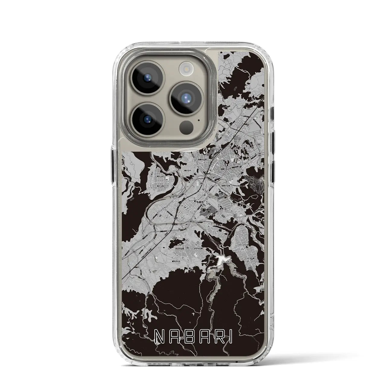 【名張(三重県)】地図柄iPhoneケース(MagSafeタイプ)