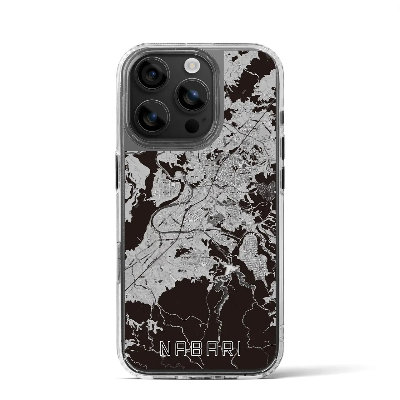 【名張(三重県)】地図柄iPhoneケース(MagSafeタイプ)