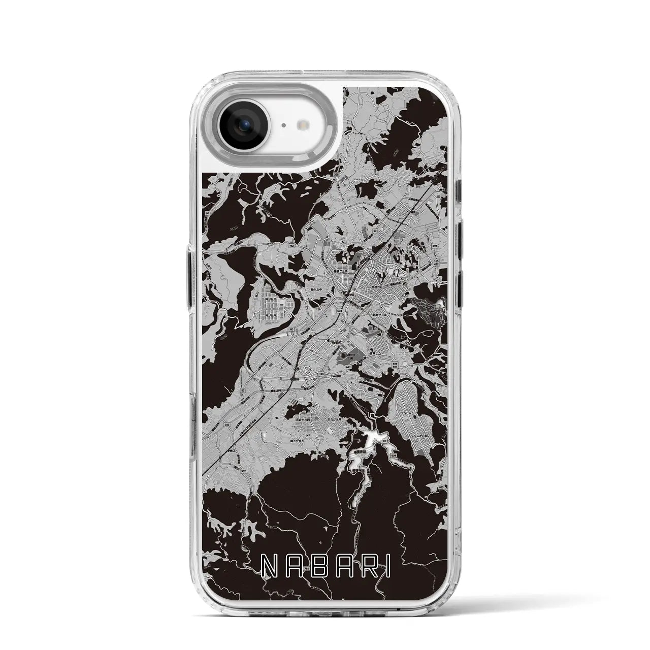 【名張(三重県)】地図柄iPhoneケース(MagSafeタイプ)