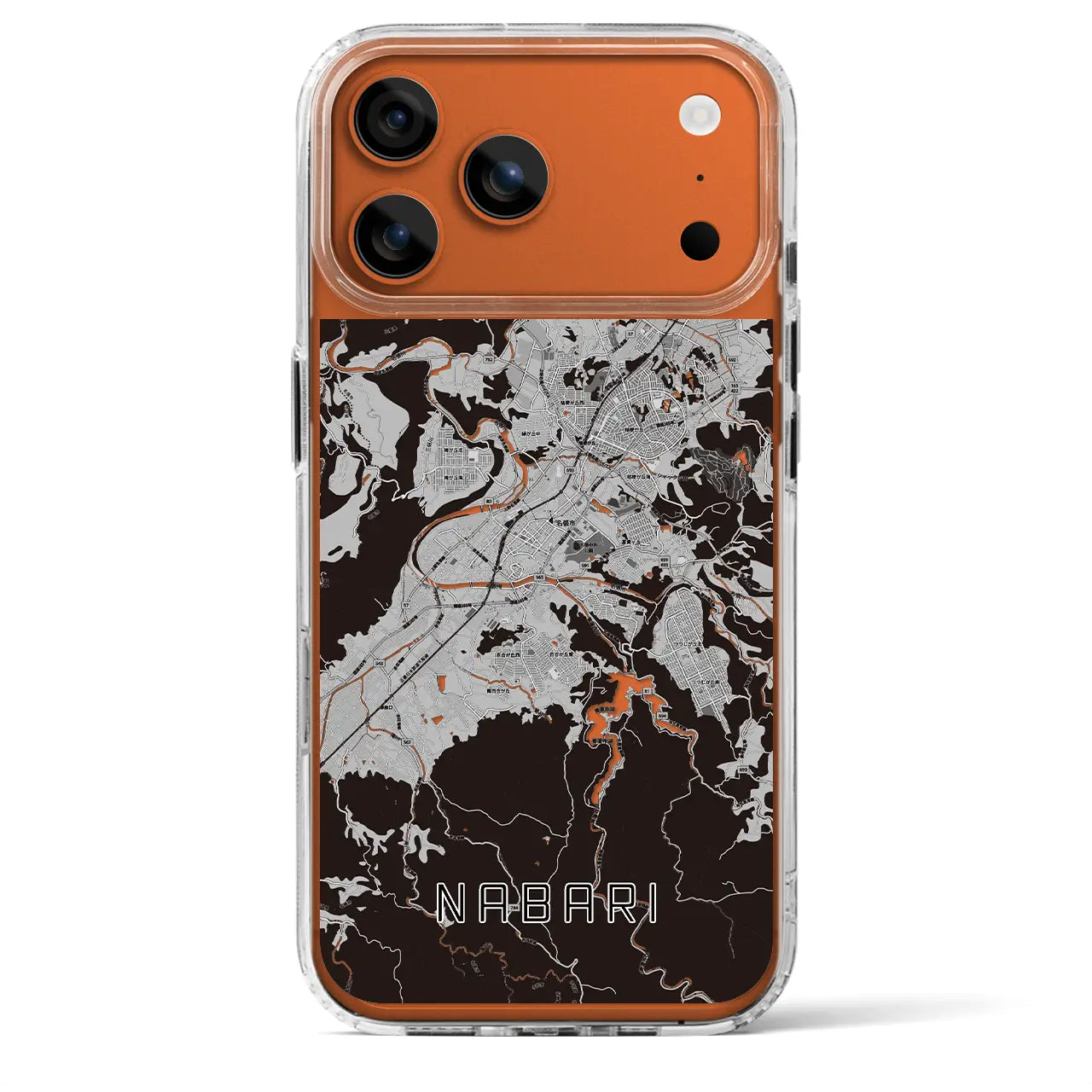 【名張(三重県)】地図柄iPhoneケース(MagSafeタイプ)