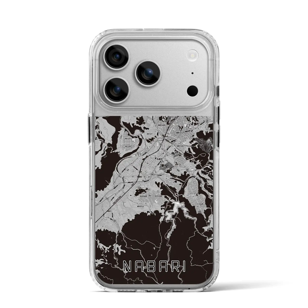 【名張(三重県)】地図柄iPhoneケース(MagSafeタイプ)