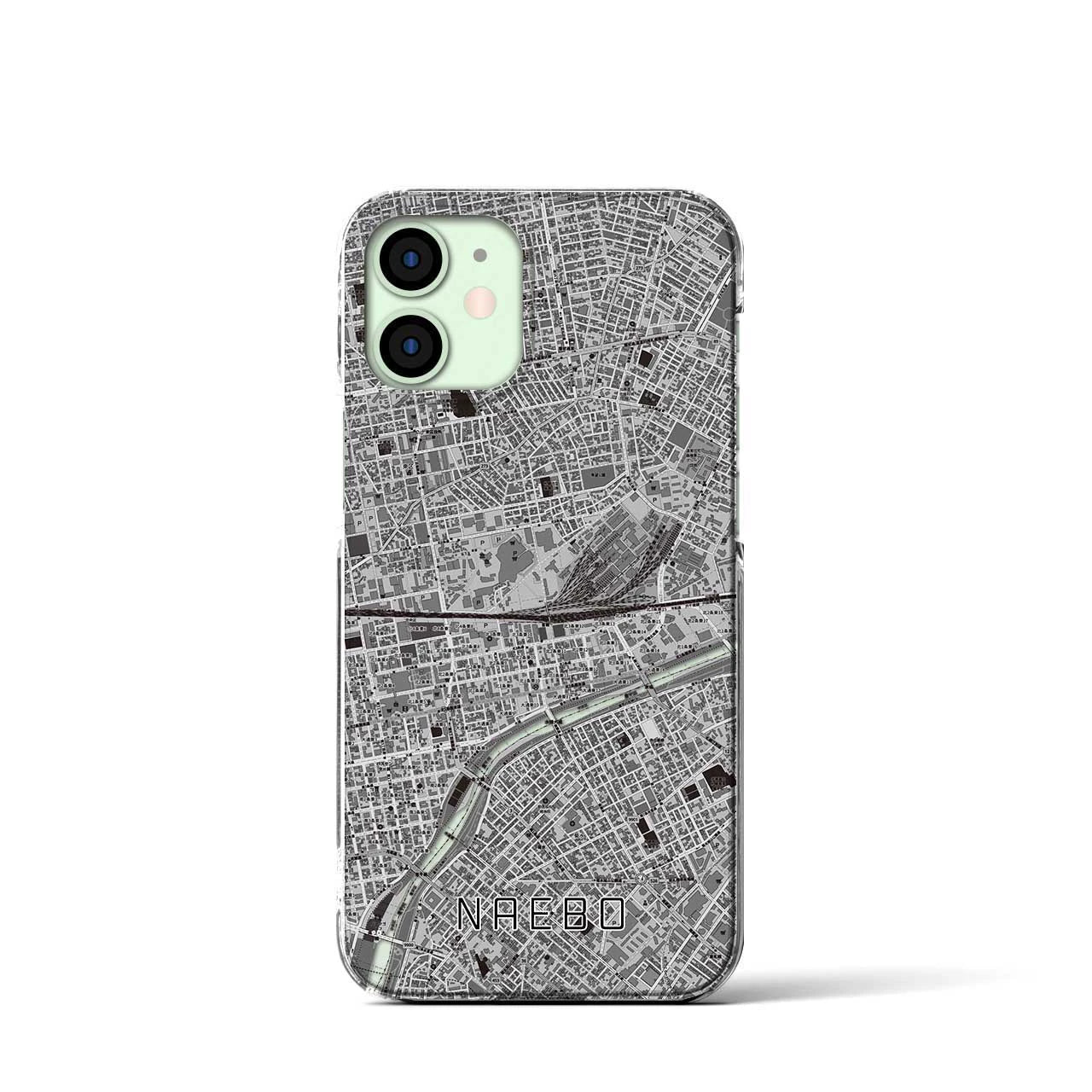 【苗穂(北海道)】地図柄iPhoneケース(クリアタイプ)