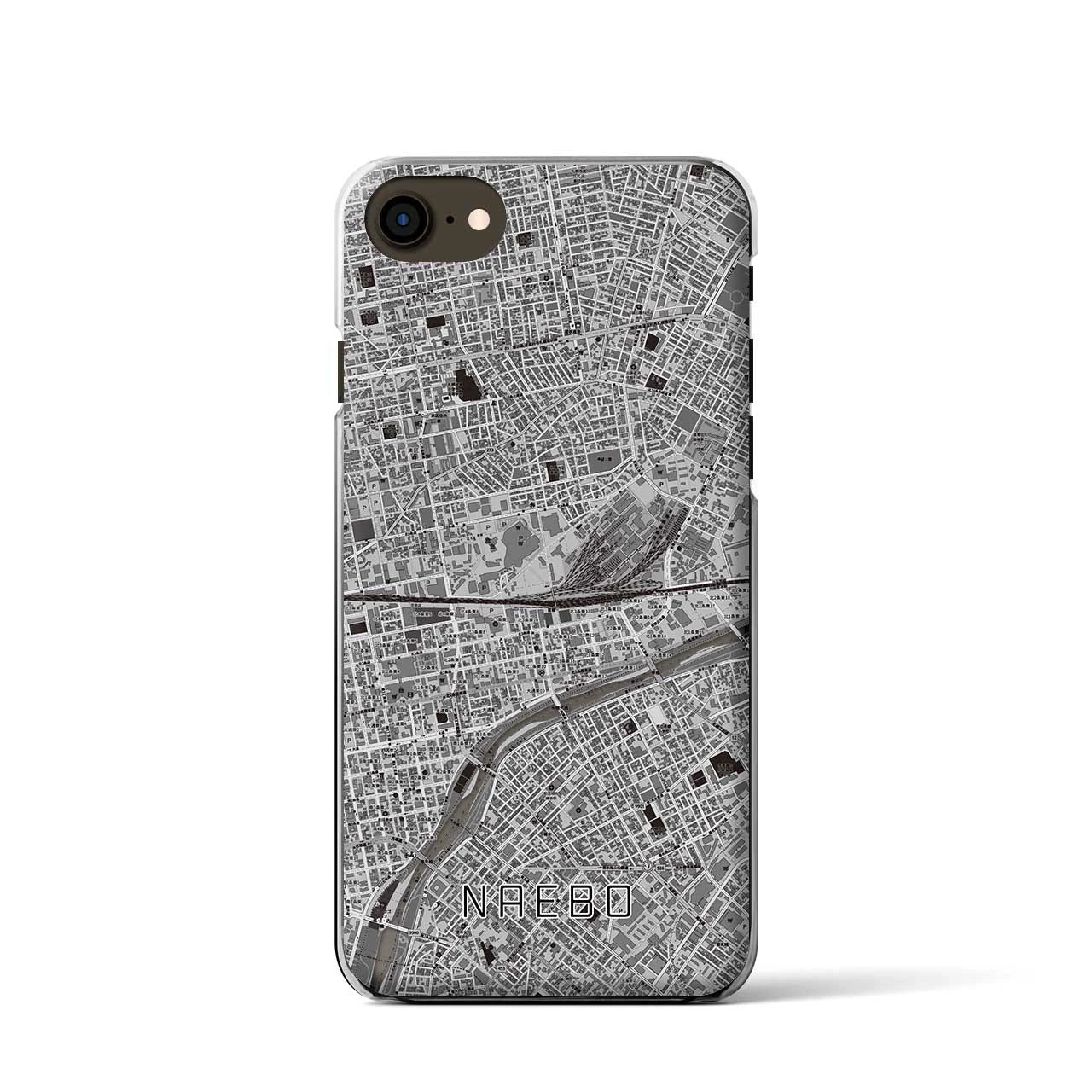 【苗穂(北海道)】地図柄iPhoneケース(クリアタイプ)