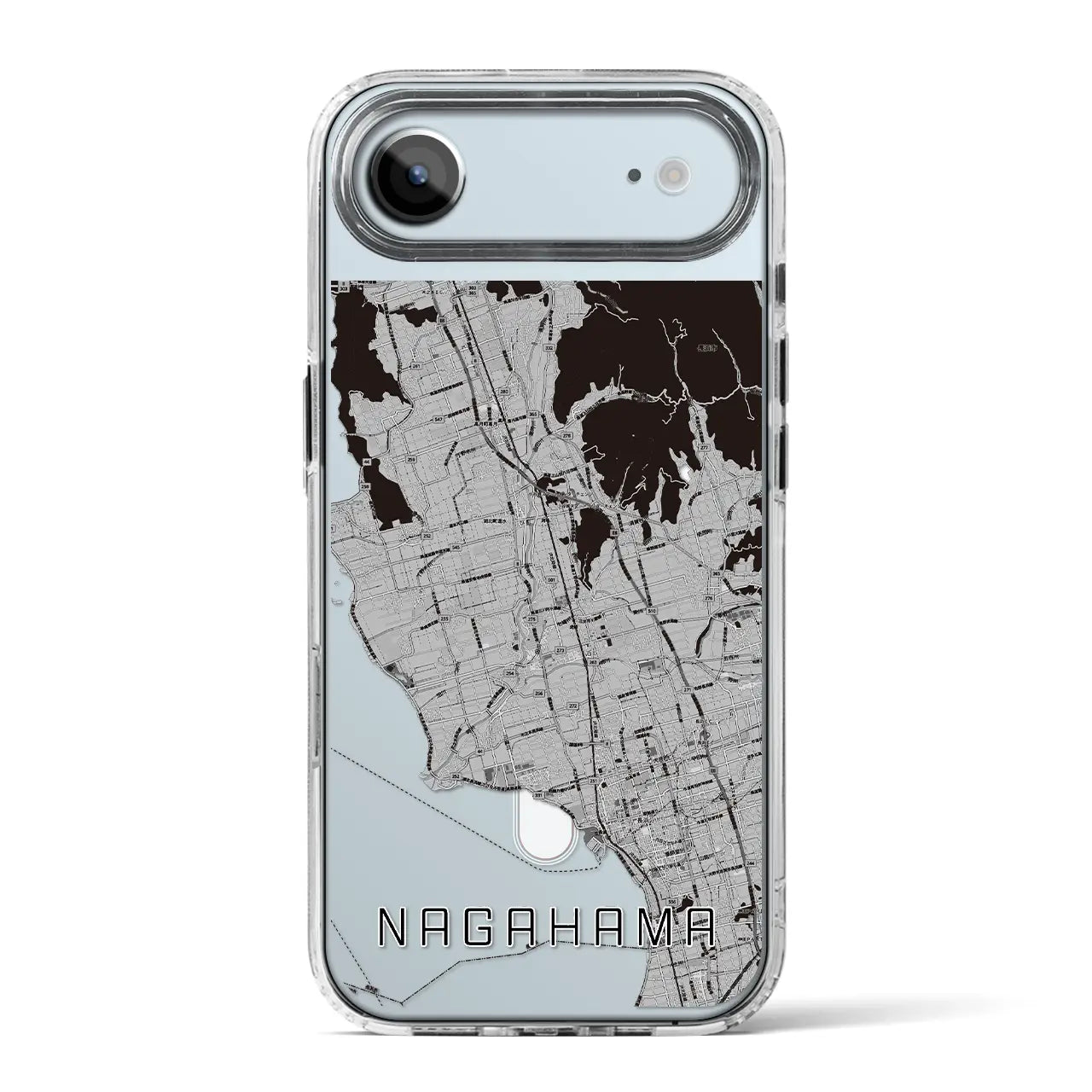 【長浜(滋賀県)】地図柄iPhoneケース(MagSafeタイプ)