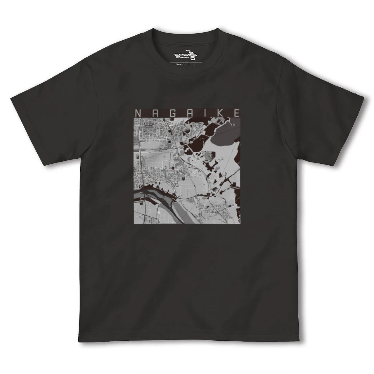 【長池(京都府)】地図柄ヘビーウェイトTシャツ