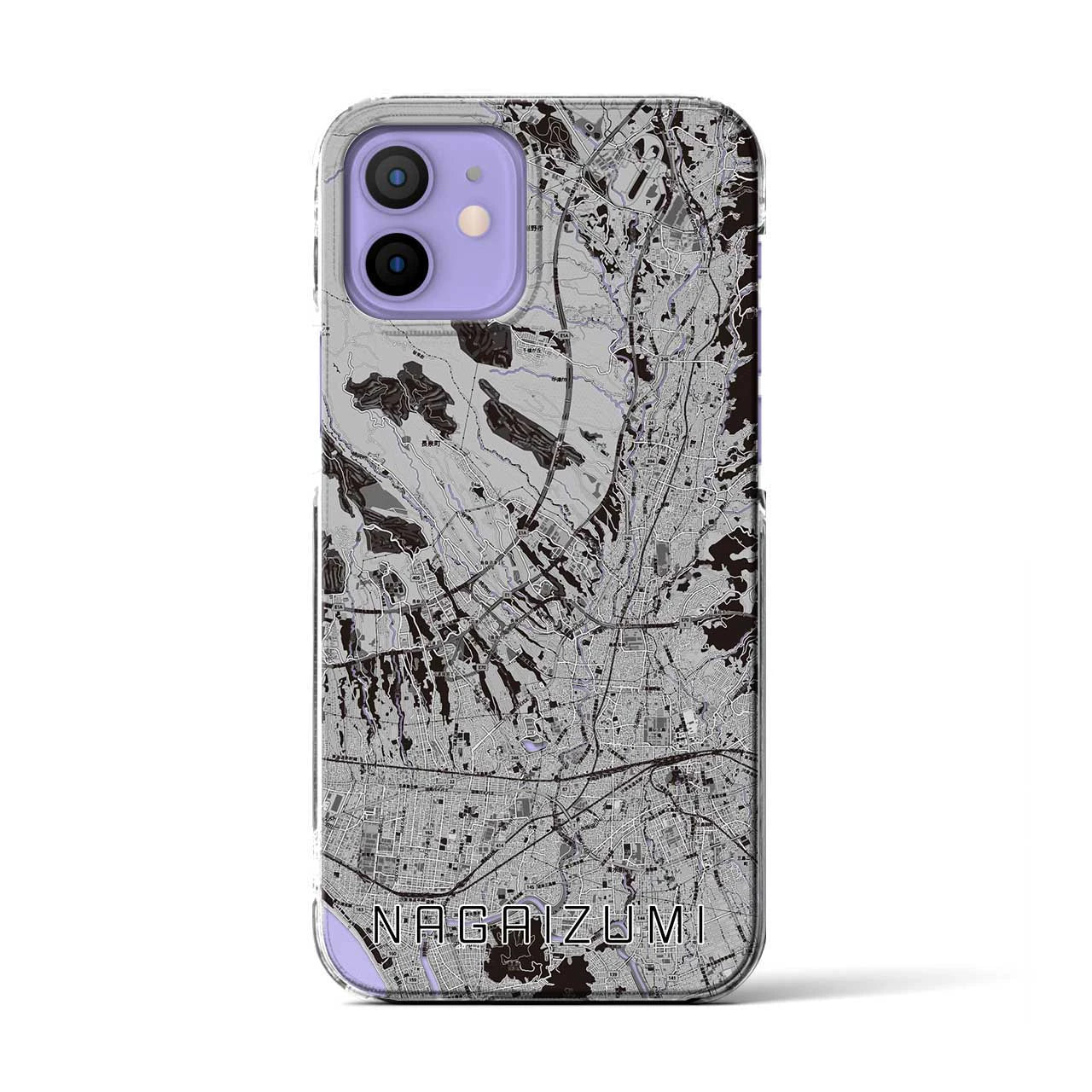 【長泉(静岡県)】地図柄iPhoneケース(クリアタイプ)