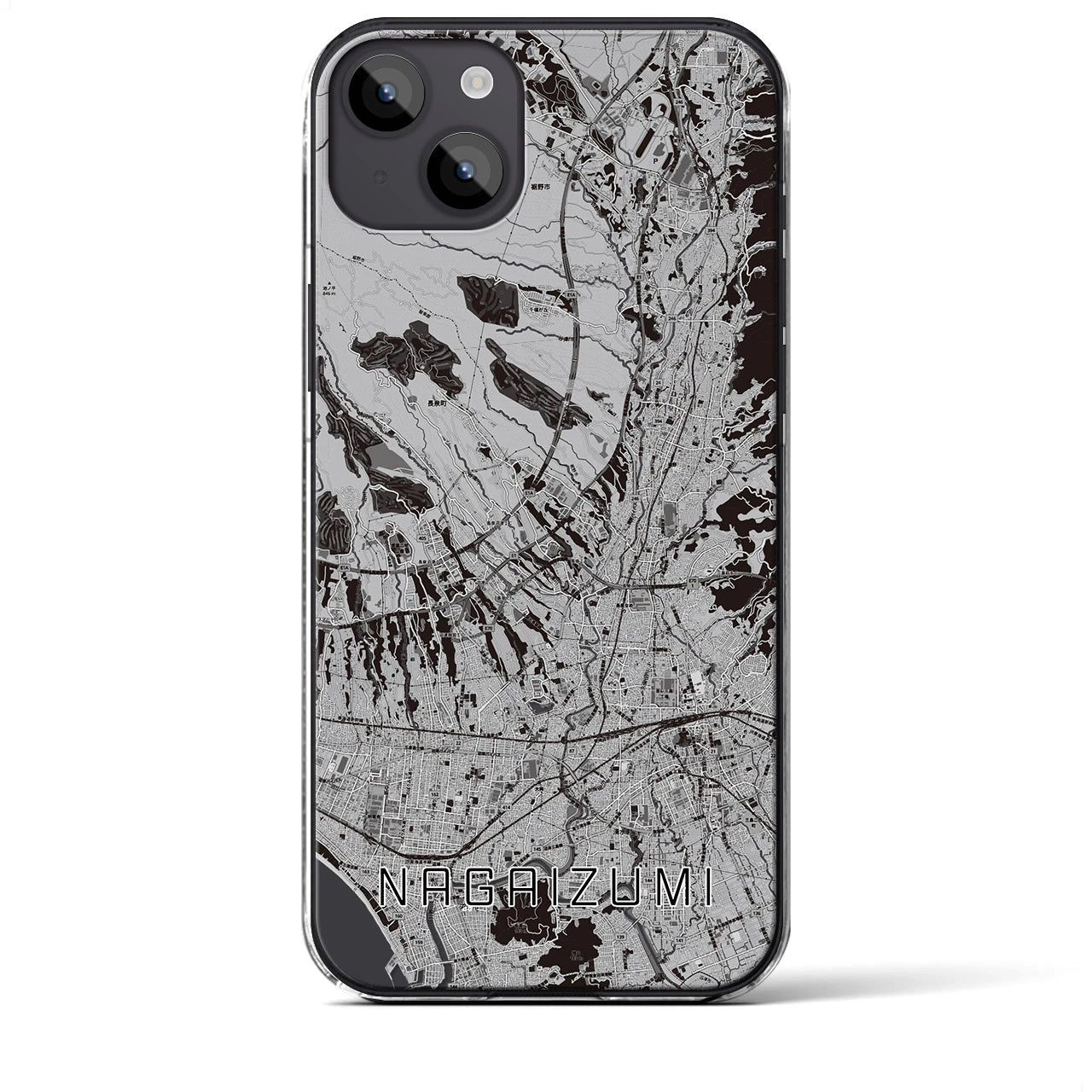 【長泉(静岡県)】地図柄iPhoneケース(クリアタイプ)