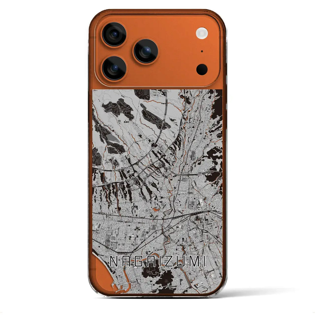 【長泉(静岡県)】地図柄iPhoneケース(クリアタイプ)