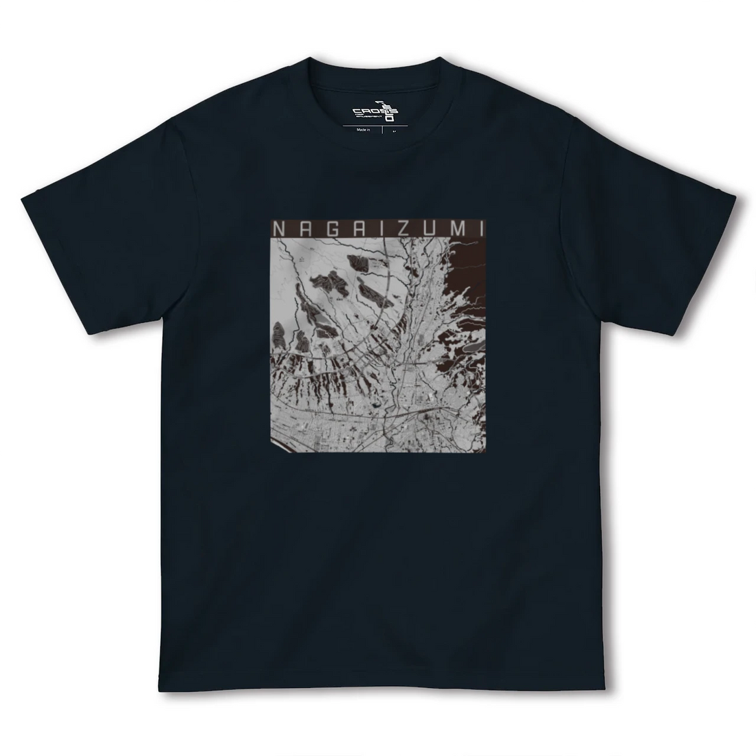 【長泉(静岡県)】地図柄ヘビーウェイトTシャツ