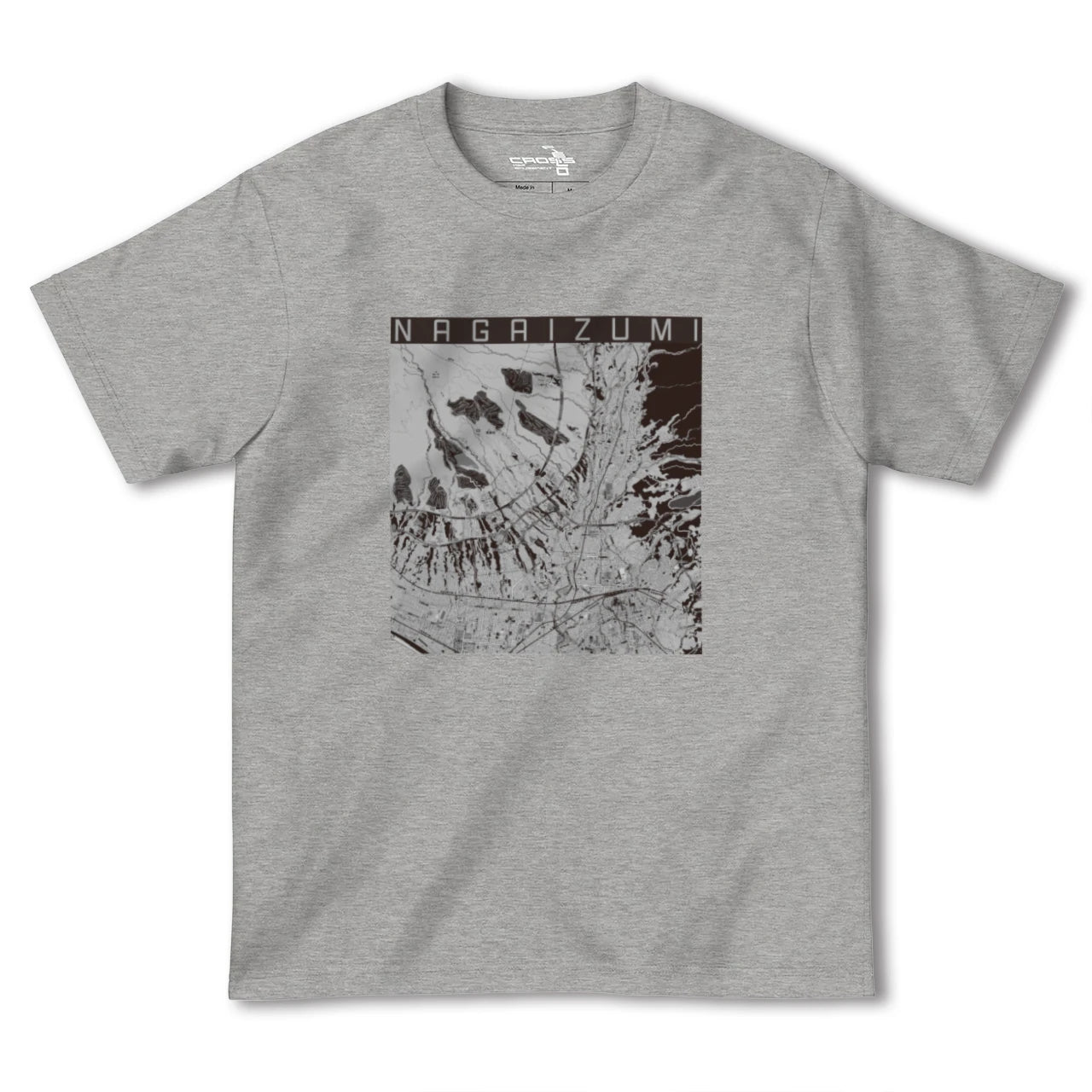【長泉(静岡県)】地図柄ヘビーウェイトTシャツ