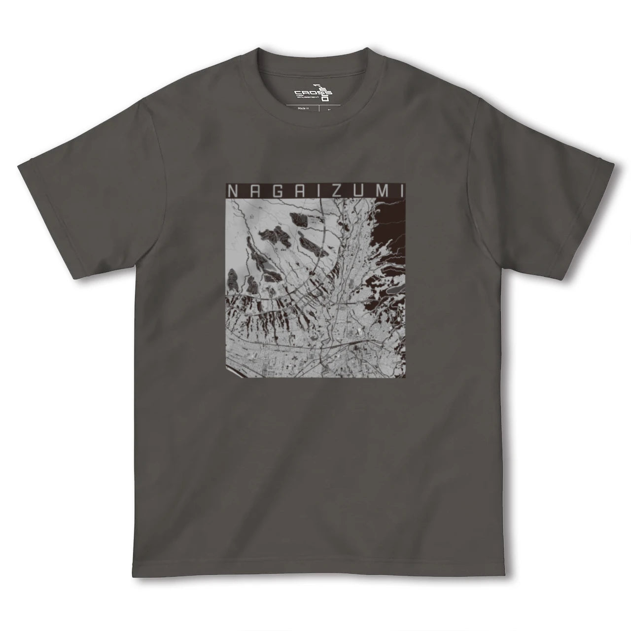 【長泉(静岡県)】地図柄ヘビーウェイトTシャツ