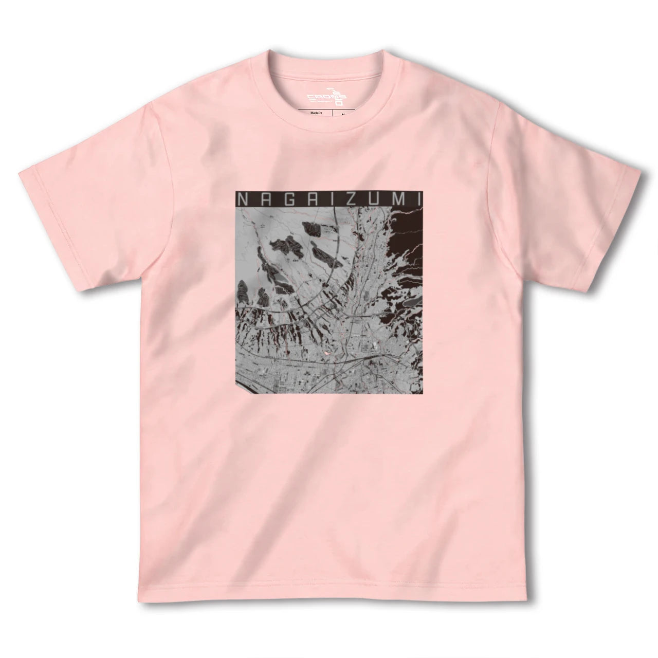 【長泉(静岡県)】地図柄ヘビーウェイトTシャツ