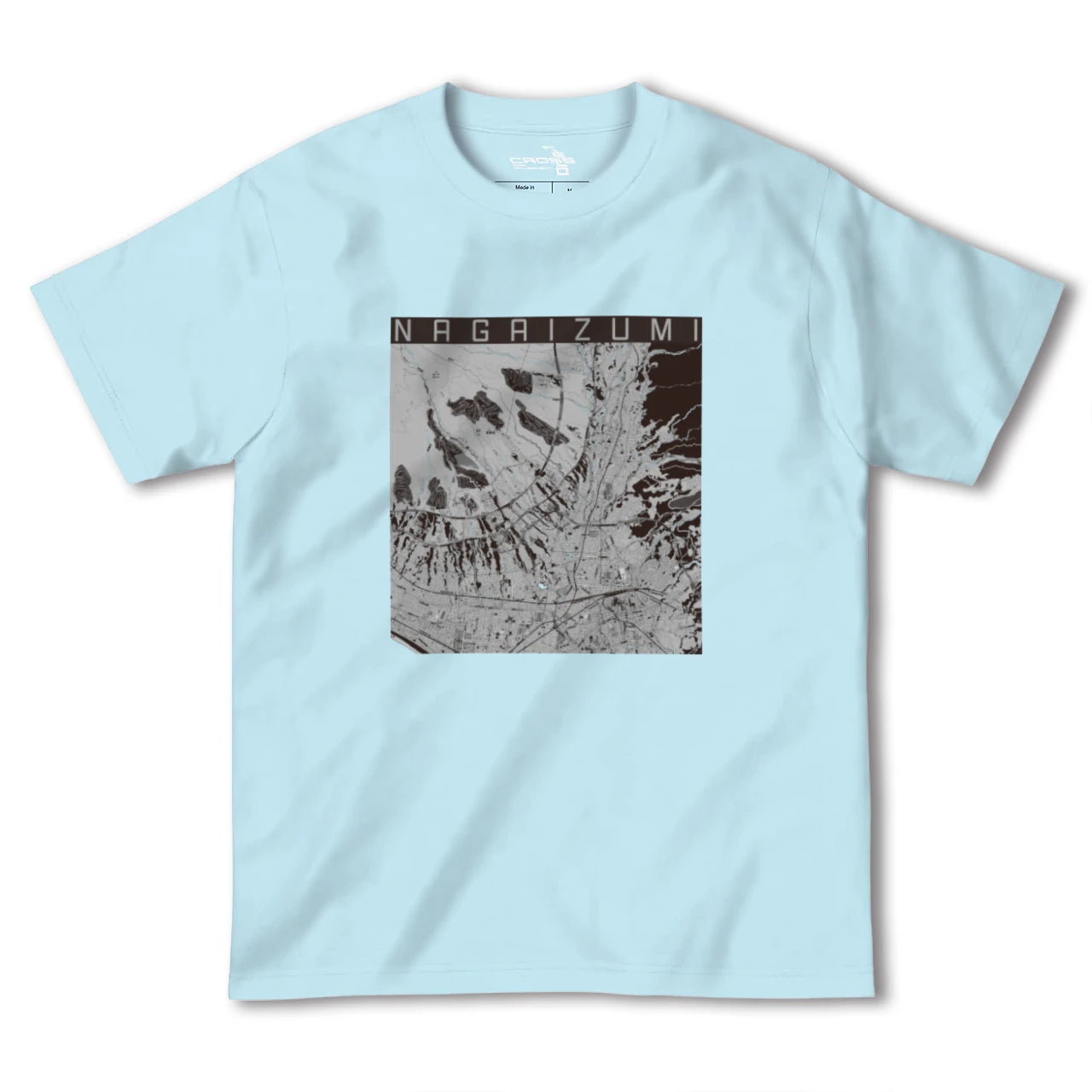 【長泉(静岡県)】地図柄ヘビーウェイトTシャツ