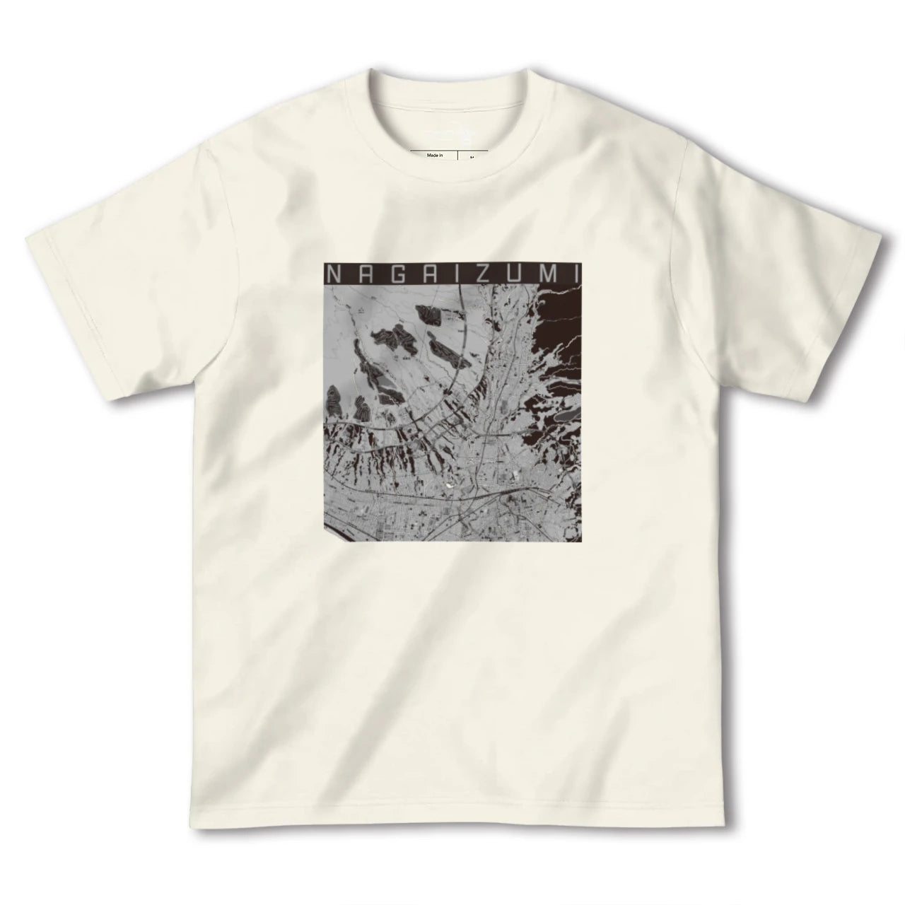 【長泉(静岡県)】地図柄ヘビーウェイトTシャツ