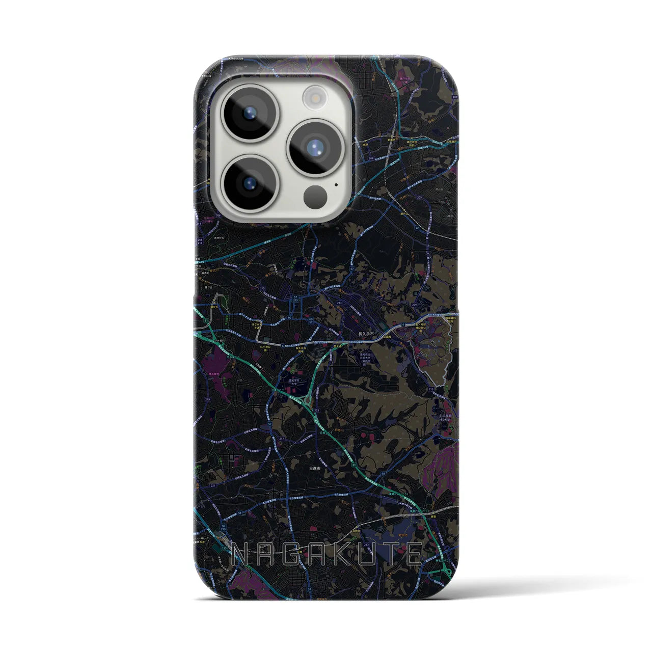 【長久手(愛知県)】地図柄iPhoneケース(バックカバータイプ)