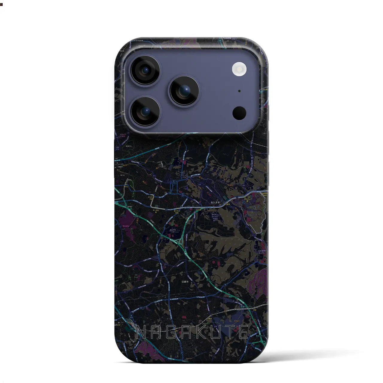 【長久手(愛知県)】地図柄iPhoneケース(バックカバータイプ)