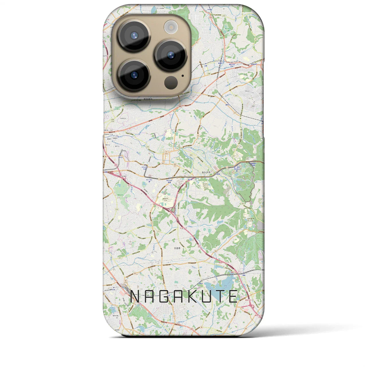 【長久手(愛知県)】地図柄iPhoneケース(バックカバータイプ)
