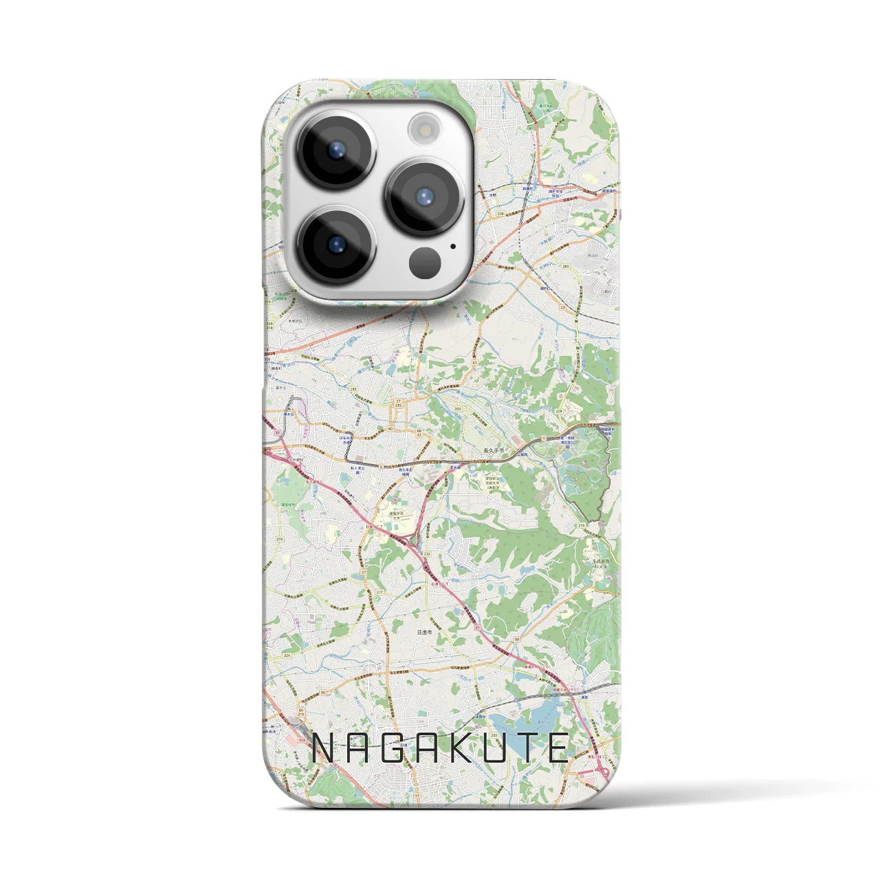 【長久手(愛知県)】地図柄iPhoneケース(バックカバータイプ)